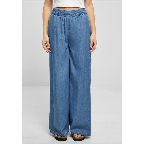 UC Ladies Ladies Light Denim Wide Leg Pants skyblue washed Slike