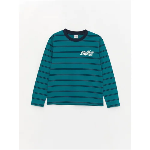 LC Waikiki Crew Neck Striped Long Sleeve Boys T-Shirt