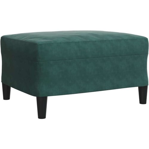 VidaXL 3-dijelni set sofa s jastucima tamnozeleni bar&amp;scaron;unasti Slike