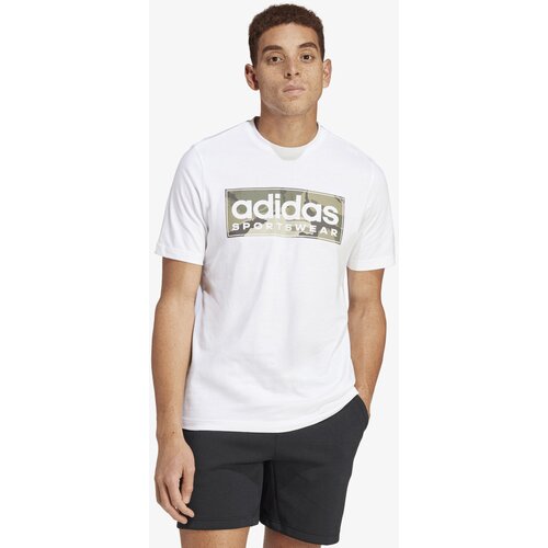 Adidas Majice s kratkimi rokavi IN6473 Bela Cene