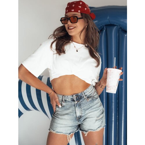 DStreet Szorty damskie jeansowe COOL DENIM niebieskie Slike