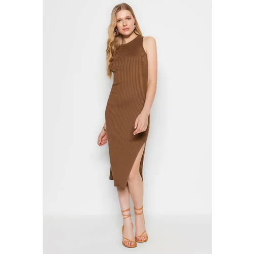Trendyol Dress - Brown - Shift