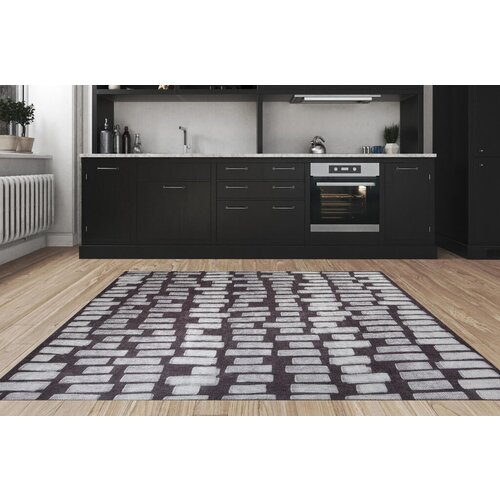 Conceptum Hypnose tepih ada Gönül -al 371, 210x310 cm, antracit-beli Cene