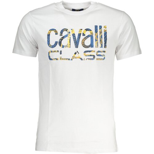 Cavalli Class MEN&#39;S SHORT SLEEVED T-SHIRT WHITE Cene