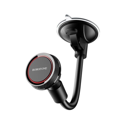 Borofone Univerzalni magnetni auto držač nosač za mobitel BH18 Journey series windshield car black&amp;amp;red Slike