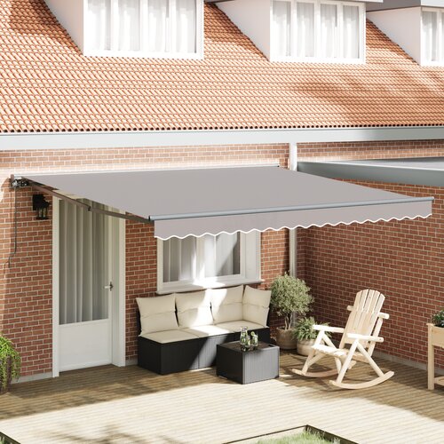 vidaXL Skrovita tenda Morska plava 400x300 cm Cene