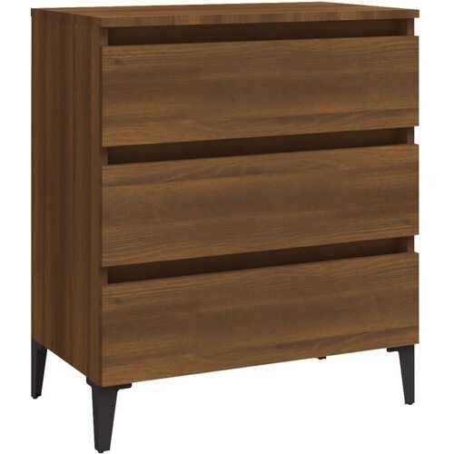 Maison Chic Komoda - Predalnik rjavi hrast 60x35x69 cm konstruiran les, (21717923) Slike