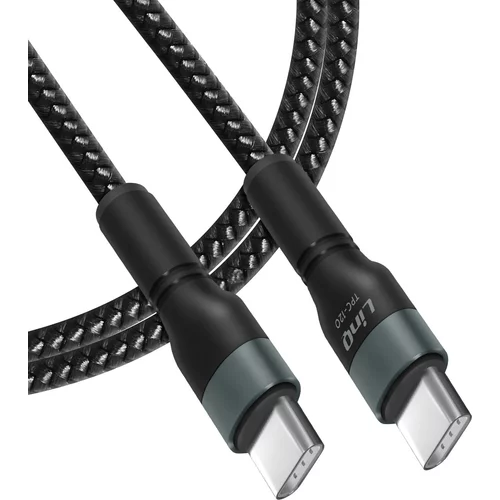 LINQ 60 W USB-C v USB-C kabelska tehnologija za napajanje, dolžina 1,2 m - crna, (20649853)