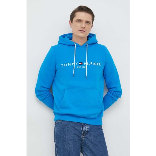 Tommy Hilfiger Dukserica za mu&amp;scaron;karce, s kapuljačom, s aplikacijom Slike