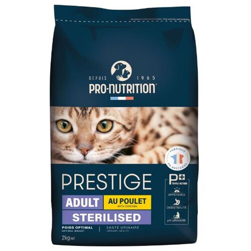Pro nutrition prestige cat adult sterilised piletina 2 kg Slike