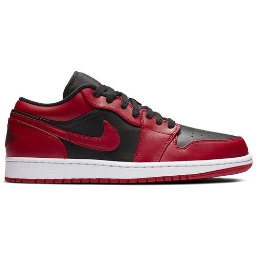 Nike Nizke superge Air Jordan 1 Low Reverse Bred Črna Slike