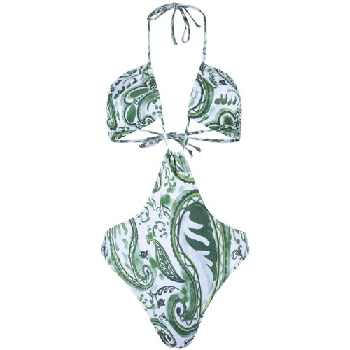 Trendyol ethnic patterned cut out detailed swimsuit Slike