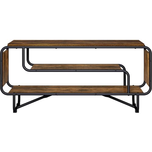  TV stalak 98 x 36 x 45 cm Dimljeni hrast Konstruirano drvo Slike