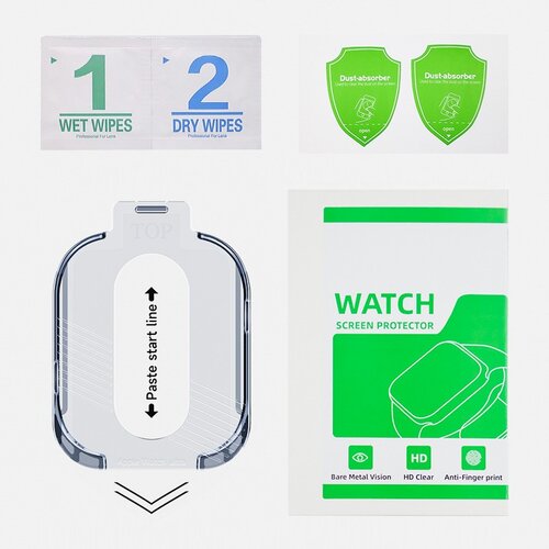 INF izjemno tanka zaščita zaslona iz kaljenega stekla za 2 paketa apple watch apple watch Ultra1, (21543154) Cene