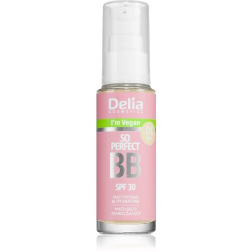 Delia Cosmetics BB So Perfect matirajuća BB krema s hidratantnim učinkom nijansa 01 Light 30 ml Cene