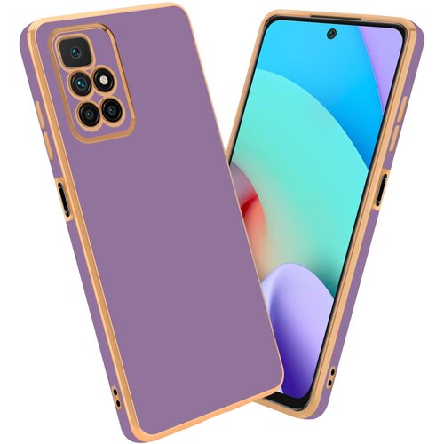 Cadorabo Ohi&scaron;je, združljiv s Xiaomi v sijajnem vijoličnem - zlatu - za&scaron;čitni pokrov iz fleksibilnega silikona TPU in z za&scaron;čito pred kamero, (20593919) Cene