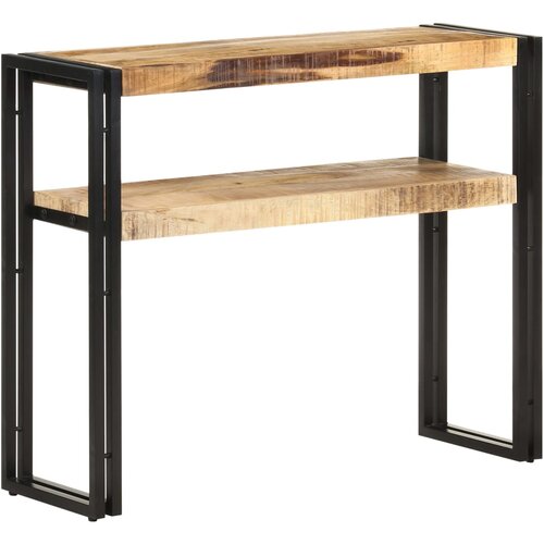  The Living Store Konzolna mizica 90x30x75 cm robusten mangov les - Konzolna Mizica, (21502287) Slike