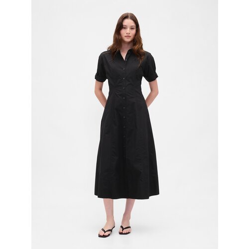 GAP Shirt poplin midi dress - Women's Cene
