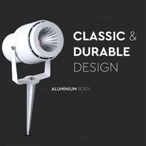  LED spolja&amp;scaron;nja lampa LED/12W/100-240V IP65, bela - zeleno svetlo Slike