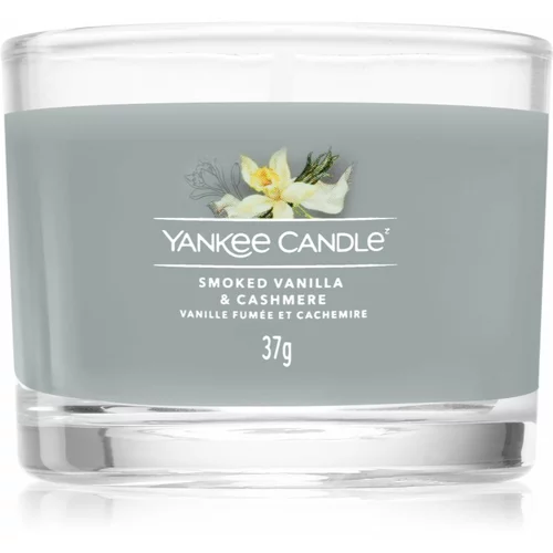 Yankee Candle Smoked Vanilla & Cashmere mala mirisna svijeća bez staklene posude 37 g