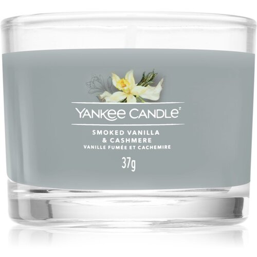 Yankee Candle Smoked Vanilla &amp;amp; Cashmere votivna sveča 37 g Slike