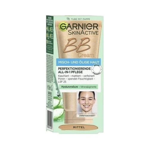 Garnier Skin Naturals BB Cream mat učinek - Srednja polt Slike