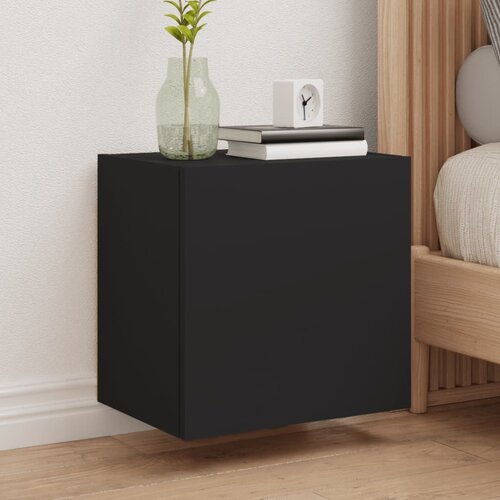 VidaXL Stenske TV omarice 2 kosa črne 40,5x30x40 cm inženirski les Slike