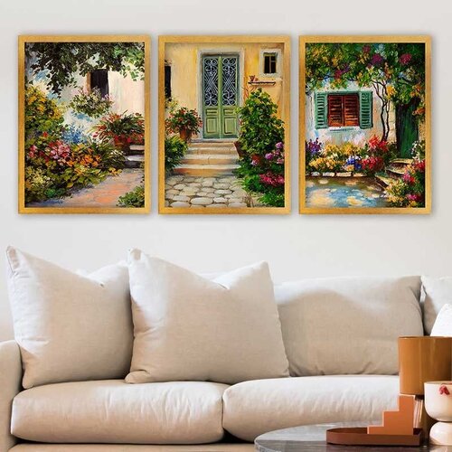 Wallity Set uramljenih slika 3AC_7547042, 3 Dela Cene