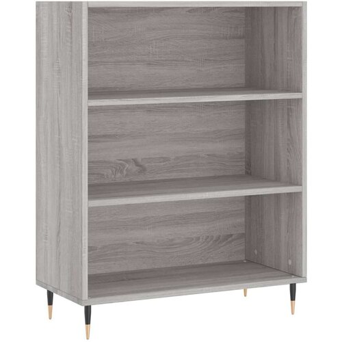 vidaXL Visoka komoda siva sonome 69 5x34x180 cm od konstruiranog drva Cijene