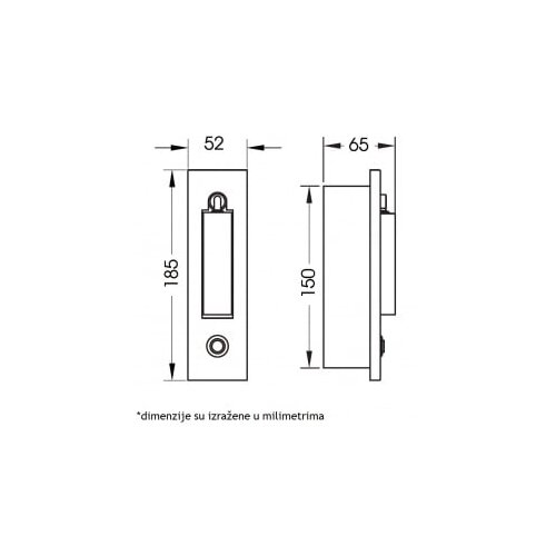 Bb Link led svetiljka JM-061 zidna 3W 3000K bronza/crna Cene