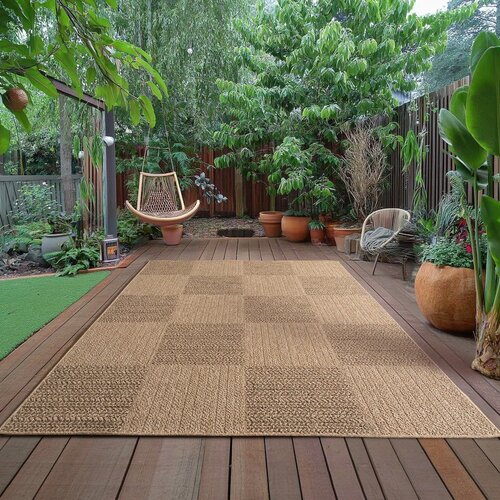 Ayyildiz Carpets Rjava notranja in zunanja preproga 80x150 cm Timber 1405 &amp;ndash; Slike