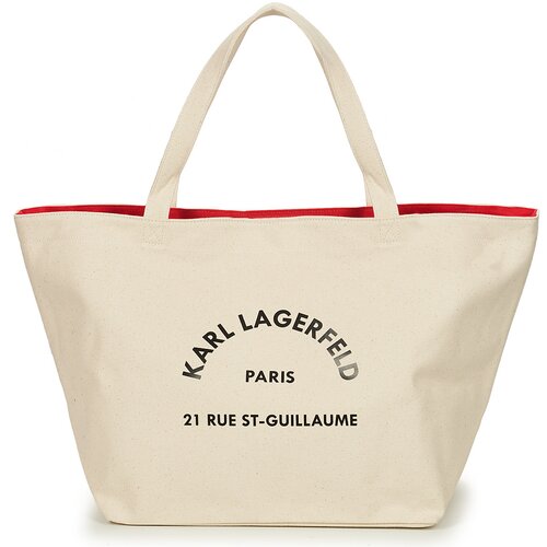 Karl Lagerfeld K/RSG CANVAS SHOPPER Bež Slike