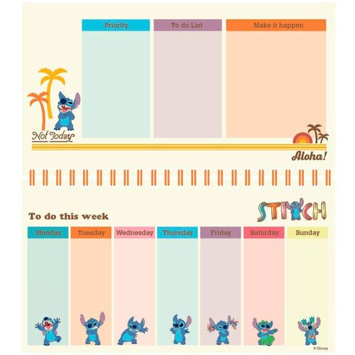 Disney Stitch tjedni planer Cijene