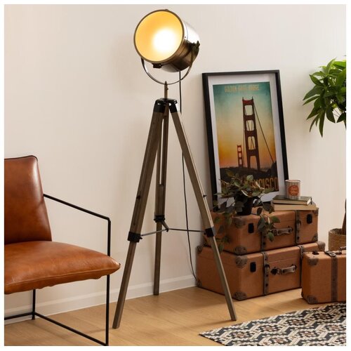 Atmosphera podna lampa ebor 1xE27/25W/230V borovina/mesing Cene