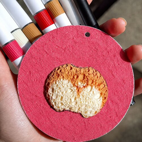  3D Painting Paper DIY Wood Pulp Discs 20 Pcs 6cm Slike