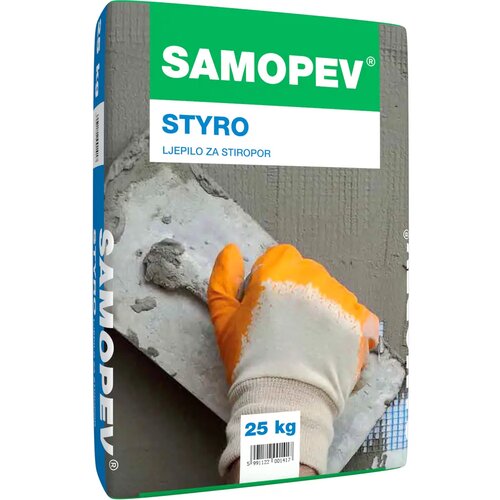 SAMOPEV Ljepilo za fasadu Styro 25 kg Slike
