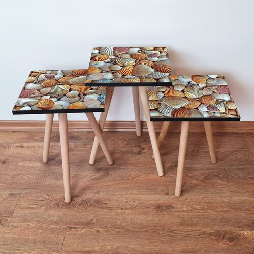 Hanah home Set 3 stočića 3Shp21 Orange Cene