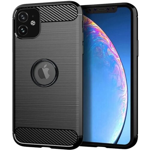 Carbon maska za IPHONE 11 black Slike