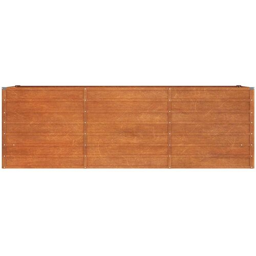  Povi&amp;scaron;ena vrtna gredica boja hrđe 240 x 80 x 77 cm čelik COR-TEN Slike