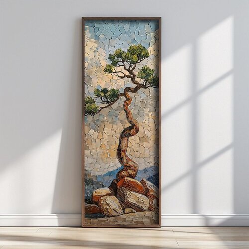 WALLXPERT FAH187-120 Multicolor Decorative Framed MDF Painting Cene