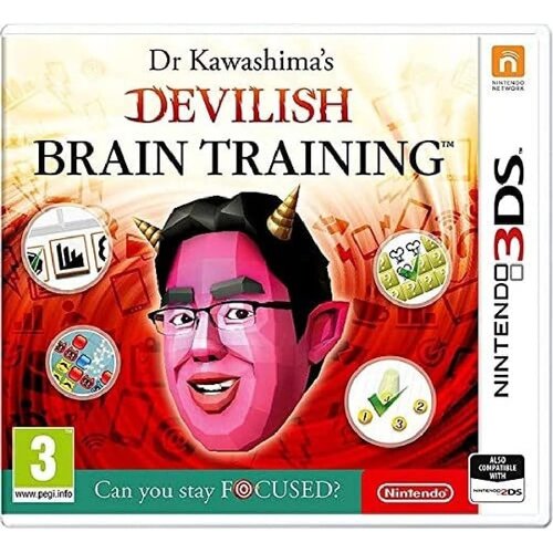 Dr Kawashimas Devilish Brain Training Can you stay focused? (3DS) Slike