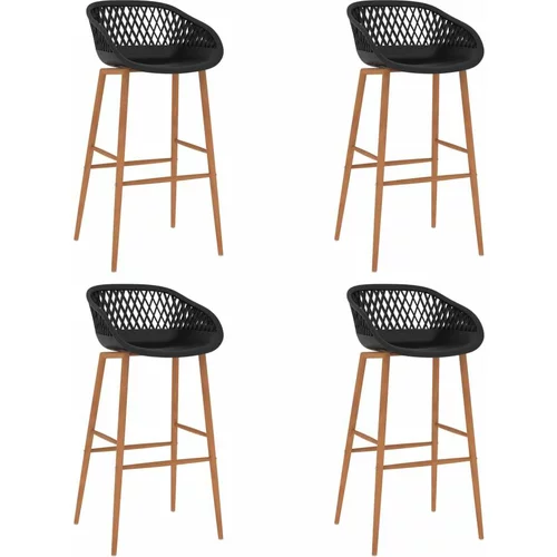  Barski stoli 4 kosi črni, (20700999)