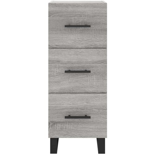 VidaXL Komoda boja hrasta sonome 34 5x34x90 cm od konstruiranog drva Slike
