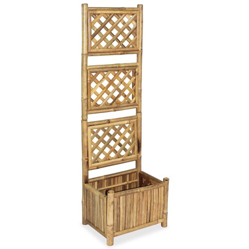 vidaXL Visoka greda z mrežo iz bambusa 40 cm Cene