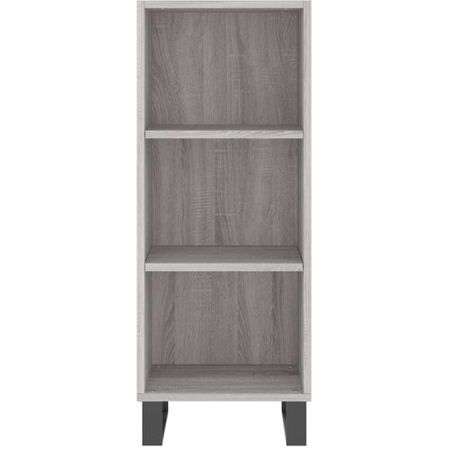  Visoka komoda siva sonome 34,5x34x180 cm od konstruiranog drva Slike