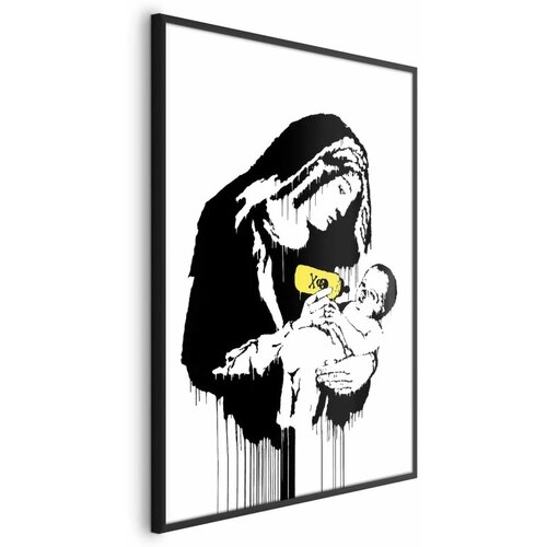  Plakat - Breastfeeding Mother 60x90 Crni okvir Cene