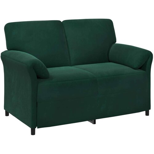 SOFA za dvije osobe Tamnozelena 138 x 83 x 95 cm Baršun - Tamnozelena 2-Sjedalo (120 cm) Cene