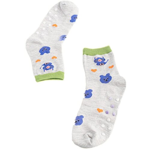 TRENDI non-slip children's socks gray bears Slike