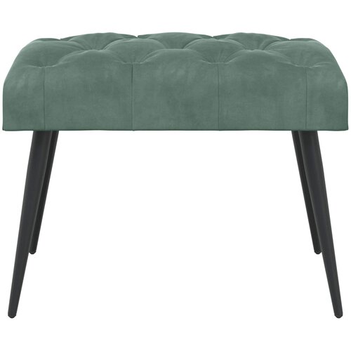  Klupa s gumbastim tkanjem Morska zelena 60 x 40 x 45 cm Bar&amp;scaron;un Slike