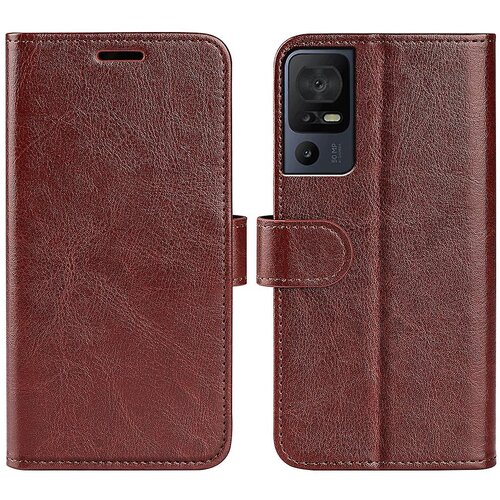 INORCO Za TCL 40 SE preklopni ovitek za telefon Crazy Horse torbica za telefon s teksturo PU usnja, stojalo za denarnico, lupina za telefon, (22033124) Slike